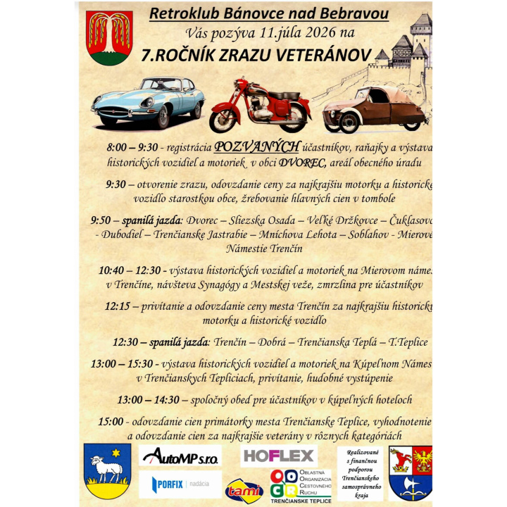 7.ročník zrazu veteránov 11.7.2026