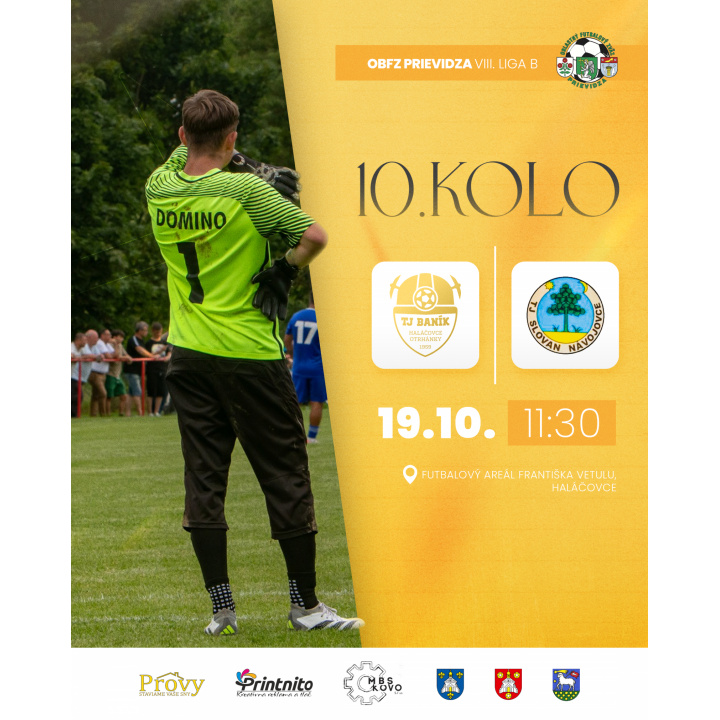 Futbalový zápas 19.10.2025 TJ Haláčovce Otrhánky - TJ Slovan Návojovce