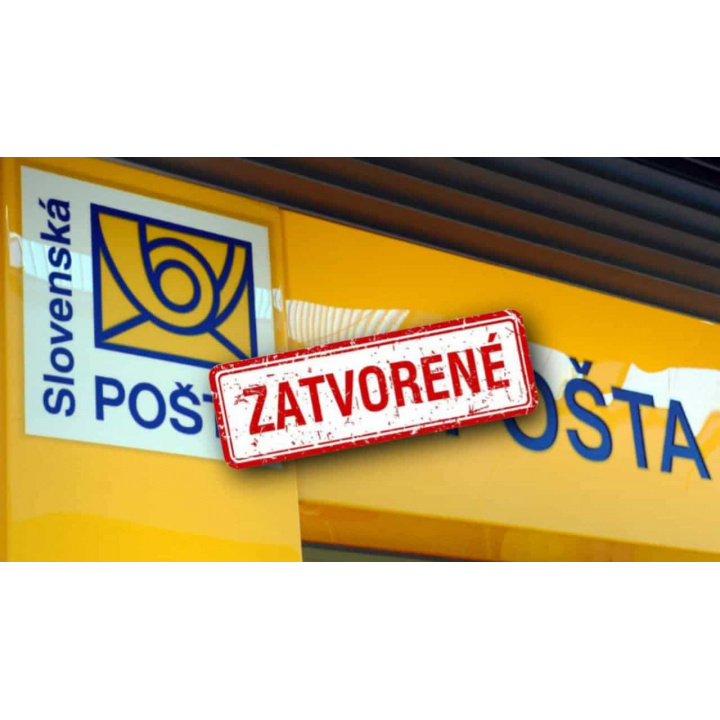 Oznam o ukončení prevádzky Pošty Veľké Chlievany od 01.08.2026