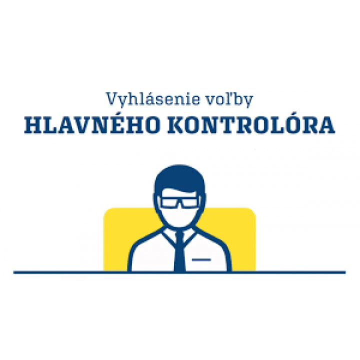 Vyhlásenie voľby hlavného kontrolóra - 2025